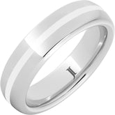 Serinium® Ring with White Enamel Inlay